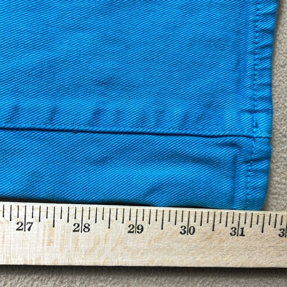 Levi’s Andy Warhol 80’s VTG‎ Denim Button Front Turquoise 501 Jeans Men 34 X 34